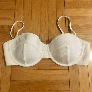 Triangl white neoprene top. Never worn-like new!